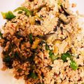 しんのすけnyao's cooksnap of when they made 夏が旬＊ナスとピーマンの肉みそ丼.