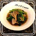 ♪キッチンmama's cooksnap of when they made お揚げがサク♪ほうれん草とえのきのお浸し.