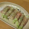 たちんぺ's cooksnap of when they made ✿生ハム×レタス×クリチの一口おつまみ✿.