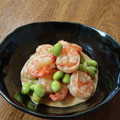 やなぎだまこ's cooksnap of when they made ■エビとそら豆のオイスターマヨサラダ■.