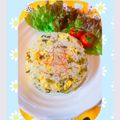 チョコ♡モチ's cooksnap of when they made 高菜チャーハン風おにぎり★お弁当にも.
