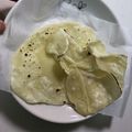 かわうそＰ's cooksnap of when they made 薄力粉ok簡単チャパティ～ポイントは直火.