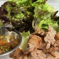 ぐりるび's cooksnap of when they made スーパーの豚バラ肉で１人サンギョプサル.