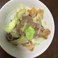 猪木の単身赴任メシ's cooksnap of when they made 豚肉 厚揚げ 玉葱の生姜焼き.