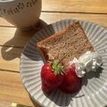 ☆まぁ0201☆'s cooksnap of when they made ひな祭り❤母の日❤ホケミで簡単苺シフォン.