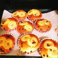 クック1BWL25☆'s cooksnap of when they made HMで簡単♬チョコバナナマフィン.