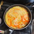 シノンルーズベルト's cooksnap of when they made 人参と玉ねぎの卵とじ.