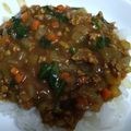 makichaki's cooksnap of when they made ほうれん草入りキーマーカレー.