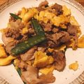 もんレシピ's cooksnap of when they made 豚肉とシャキシャキ絹さや、ふんわり卵炒め.