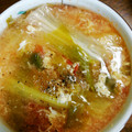 クックHJTK9C☆'s cooksnap of when they made トマトとレタスのとき玉中華風スープ.