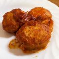 のんいちろう's cooksnap of when they made ふわふわ煮込み豆腐ハンバーグ.