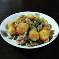 クックMO63WW☆'s cooksnap of when they made 新じゃがと豚の照り煮.