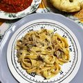 ロシアンティー⭐'s cooksnap of when they made 手打ちパスタとポルチーニのクリームソース.