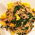 マンゴーさん's cooksnap of when they made かんたん！豚肉とニラのスタミナパスタ♪.