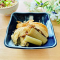 runa10's cooksnap of when they made フキとうす揚げの土佐煮♪.