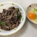 うな重浦和's cooksnap of when they made めんつゆで簡単つゆだく牛丼.