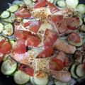 チャプチェ☆ピビンパ's cooksnap of when they made 紅鮭と夏野菜のイタリアングリル.