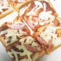 そらてんママ's cooksnap of when they made 簡単☆ハムとチーズのピザトースト.