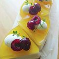 kyapiko's cooksnap of when they made マンゴームースケーキ.