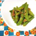 ふうはっちゃん's cooksnap of when they made スナップエンドウのおかか和え.