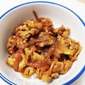 そうジロー's cooksnap of when they made バルサミコがアクセントの洋風豚丼.