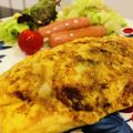 わか★'s cooksnap of when they made 夏の麻婆茄子オムレツ♬.