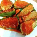 セグちゃん's cooksnap of when they made 簡単ピーマンの肉詰め美味しいタレ♪焼き方.