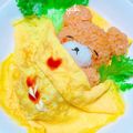 ゆりほのママ♪'s cooksnap of when they made リラックマオムライス.