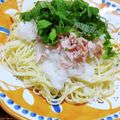 Lily322's cooksnap of when they made ツナと大根おろしのさっぱり冷製パスタ.