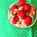 ふたごゆき's cooksnap of when they made いちごバナナ胡桃で♡はちみつヨーグルト.
