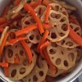 もりのりころ's cooksnap of when they made きんぴられんこん.