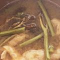 ふぁんころ's cooksnap of when they made わらび、アゲ、豆腐の味噌汁.