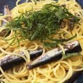 おみぃお's cooksnap of when they made オイルサーディンと大葉のスパゲティ.