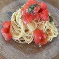 yurapupu♪'s cooksnap of when they made 明太子とトマトの冷製パスタ.