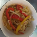 sphan's cooksnap of when they made もやしとカラーピーマンのめんつゆ炒め.