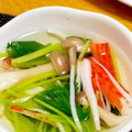 くまこLOVE's cooksnap of when they made 白だしで簡単☆根三つ葉としめじの煮浸し.