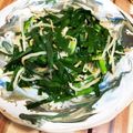 りょーこ0520's cooksnap of when they made ニラもやしと海苔のピリ辛ナムル.