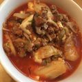 cherusy's cooksnap of when they made 子供も食べれる辛くない！スンドゥブチゲ鍋.