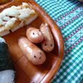 ゆいランラン's cooksnap of when they made お弁当に✿おねだりゴマちゃんウインナー.