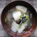 kazz72's cooksnap of when they made 姫皮（たけのこ）、わらびのお味噌汁 ♪.