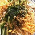 ルッキニャン's cooksnap of when they made 中華風ごま和えのタレで★冷やし中華.