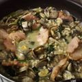 ぽにょこまち's cooksnap of when they made あさりと、ベーコンのスープスパ.