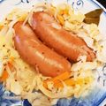 minminto's cooksnap of when they made シュークルート風！キャベツとソーセージ煮.
