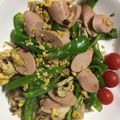 クック2H9MD0☆'s cooksnap of when they made 魚肉ソーセージとピーマンの卵炒め.