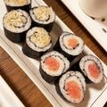 ぷゆら☆'s cooksnap of when they made 明太子の巻き寿司、残り物でおもてなし.