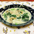 kao1417's cooksnap of when they made ほっこり♡牡蠣とほうれん草のミルクスープ.