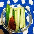みれいく's cooksnap of when they made 簡単＊胡瓜の味噌添え＊.