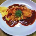 hime1031's cooksnap of when they made 簡単♡チーズオムライス☆デミソースがけ.