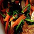にゃらちん's cooksnap of when they made 簡単5分！厚揚げと小松菜のめんつゆ生姜煮.