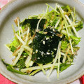 muumi☆'s cooksnap of when they made 水菜とわかめのおかかナムル【作り置き】.